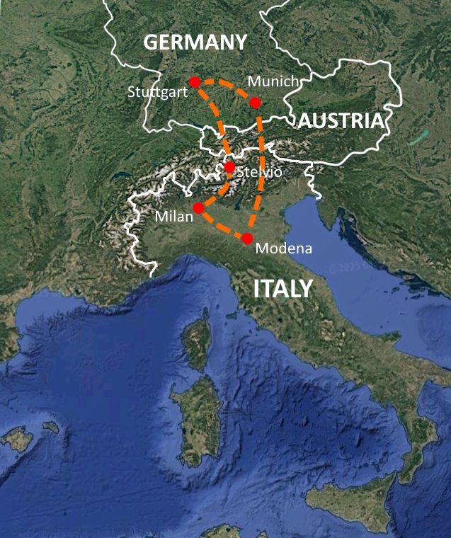 Miata Motorhead Alps scenic view - Miata Driving Tours tour destination