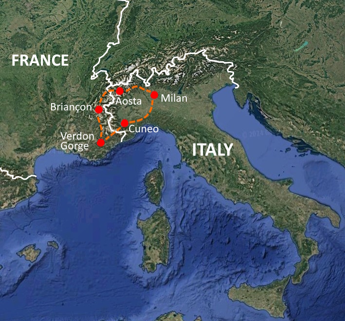 Motorcycle French Alps scenic view - Motorcycle Tours tour destination