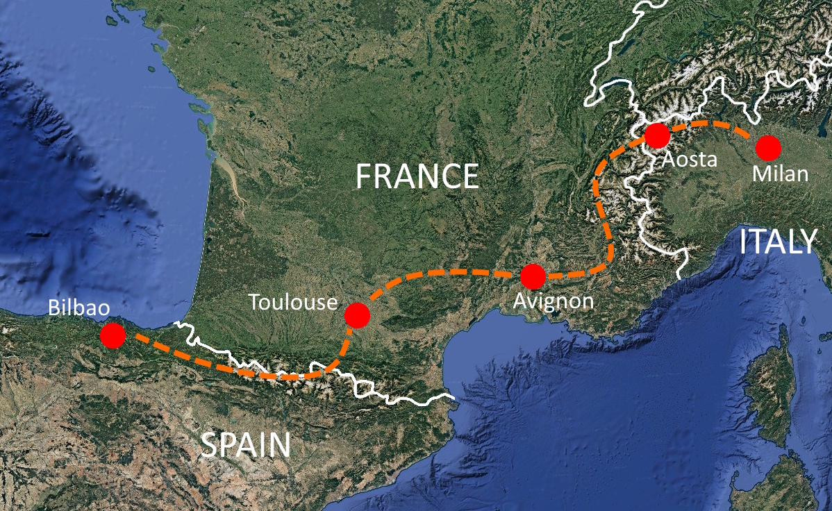 Miata Pyrenees, Provence & French Alps scenic view - Miata Driving Tours tour destination