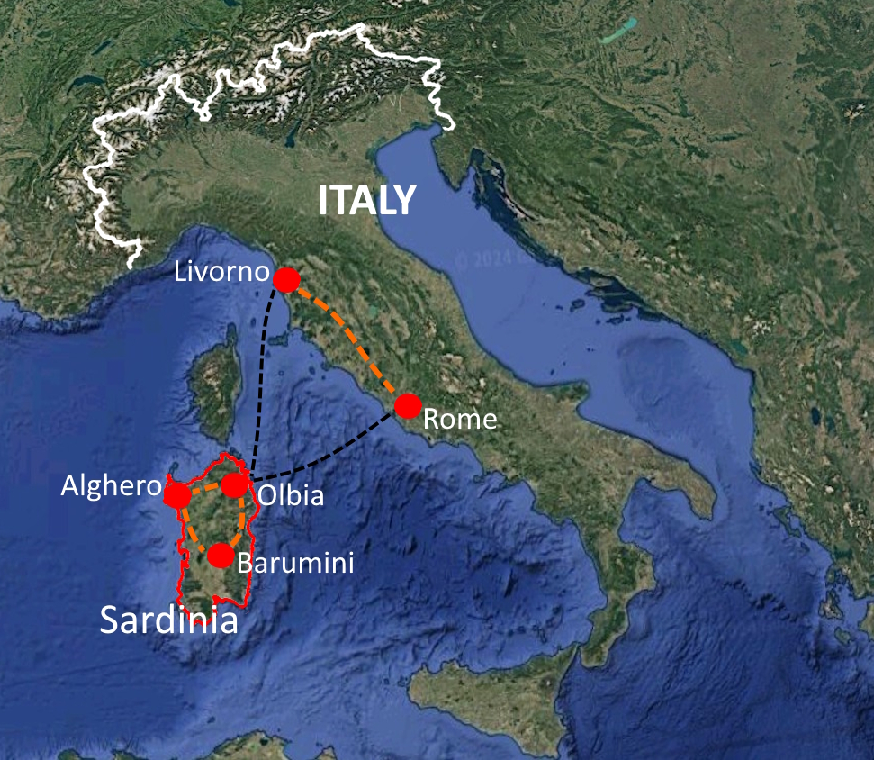 Miata Sardinia scenic view - Miata Driving Tours tour destination