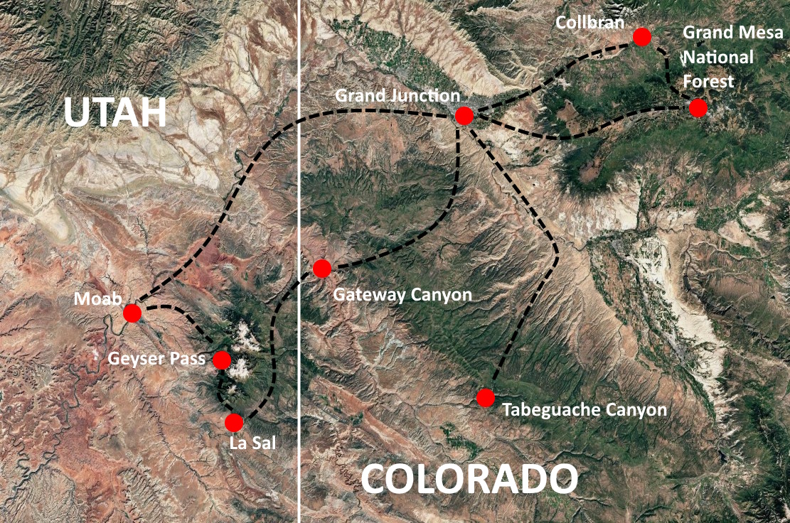 Jeep Moab Utah scenic view - Jeep Tours tour destination